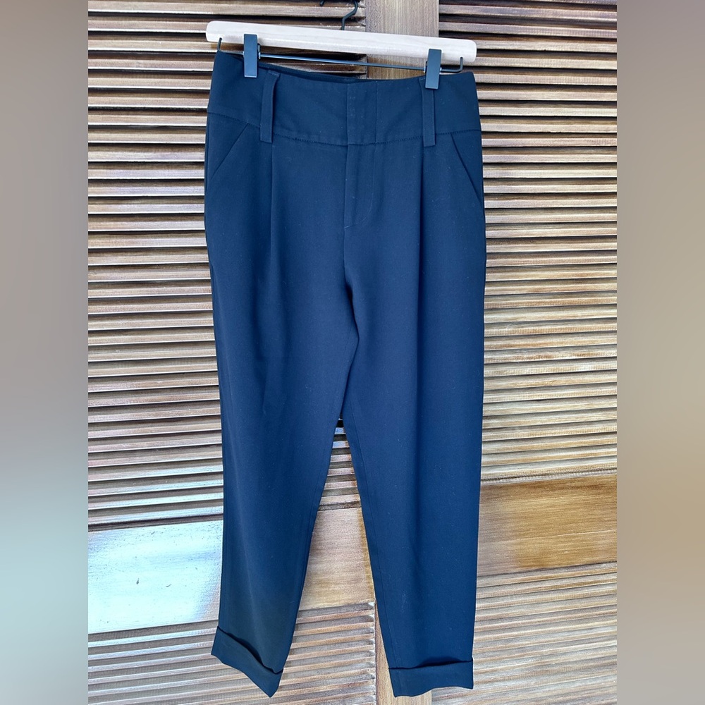 Alice + Olivia high waist pleated pants